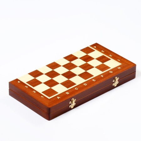 Chess Polish Madon "Pearls", 40.5 x 40.5 cm, King H-8.5 cm, Pig H-5 cm-8