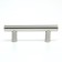 Handle -label, lightweight, d = 12 mm, m/o 64 mm, color mat. nickel