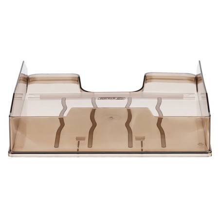 Horizontal "expert" tray, tinted brown-5