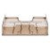 Horizontal "expert" tray, tinted brown