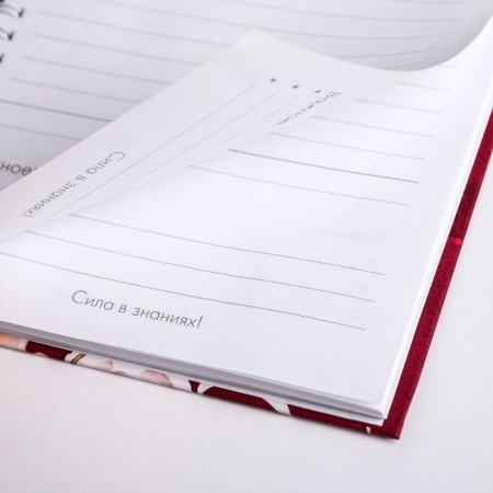 Diary on the crest "Happy Teacher", A5 format, 60 sheets-3