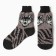 Men's woolen socks "Siberian wolf", beige color, size 25