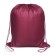 A bag for shoes 490 x 410 mm, "standard" max, (soft polyester, density 210 d), burgundy