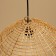 Lamp ceiling from the rattan "Iskander" 1x120W, E27, 50x50x25 cm