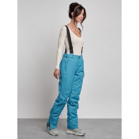 Semi -combinezone female ski insulated, size 46, blue color-2