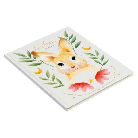 Diary for grades 1-4, "bunny", solid cover 7BC, matte lamination, 48 sheets-1