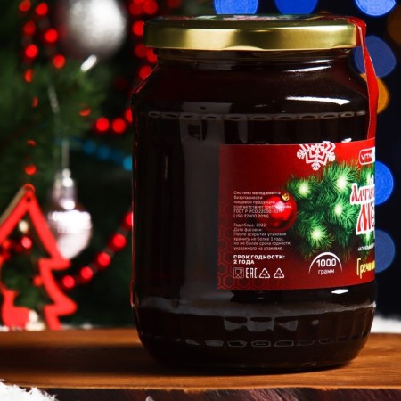 New Year's honey Altai buckwheat Vitamuno, branch, 1000 g-3