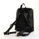 City backpack on a zipper, black color