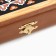 Wooden backgammon large, board game "Green Pattern", 60 x 60 cm, with checkers