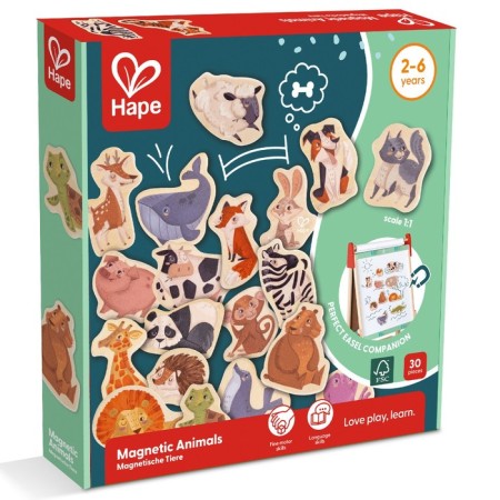 Game set Hape "Beasts", "Magnetic Animals", 30 elements-2