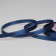 A satin ribbon "Golden threads", 6 mm × 23 ± 1 m, blue color No. 038