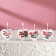 Candles for the cake on skewers "Hearts. Baba Yaga", 2.6 cm, 25 g, set 4 pcs
