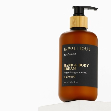 Hands and body cream perfumed Lapoetique, 300 ml, aroma OUD Wood-9