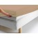 Gum sheet, size 90x200x20 cm, beige color