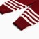 Knitted children's kit (jumper, trousers), burgundy color, height 74