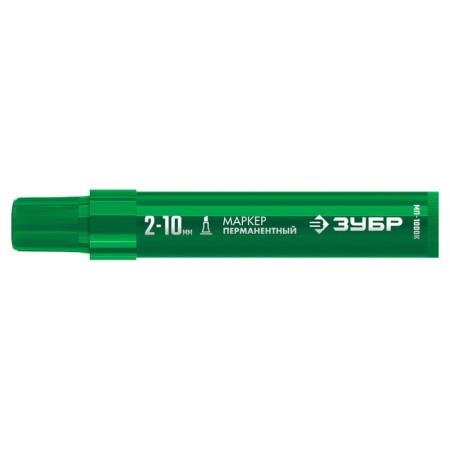 Marker bison MP-1000k 06333-4, permanent, wedge-shaped, 2-10 mm, green-2
