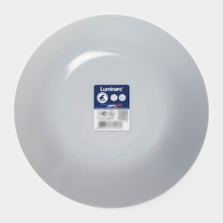 Deep plate luminarc diwali granite, d = 20 cm, glass ceramic, gray-4