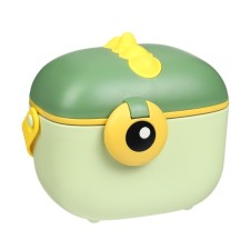 Container for baby food dino 5, 400 ml., Green color