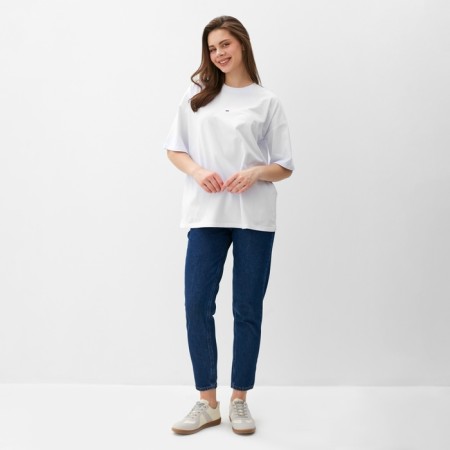 Women's T-shirt Minaku: Exclusive Print Color White, Rr. 46-1