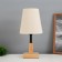 Table lamp "Cold" 1x40W E27 Light wood 16x16x34cm