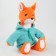 Soft toy "Fox in Hudy"