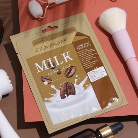 Mask mask moisturizer for face, milk and coffee