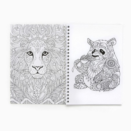 Antistress coloring on the spring "Favorite animals"-2