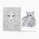 Antistress coloring on the spring "Favorite animals"