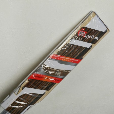 Three -cereal cornice "Ultracompact. Grace ", 320 cm, with a decorative bar 7 cm, silver/elegan-3