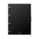 Notebook on A4 rings, 80 sheets in a cage, Erichkrause Accent, with a plastic cover on a button, an offset block, mix