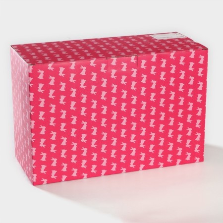 Serving share "Bunny", 26 × 19.5 × 10.5 cm, pink color-9