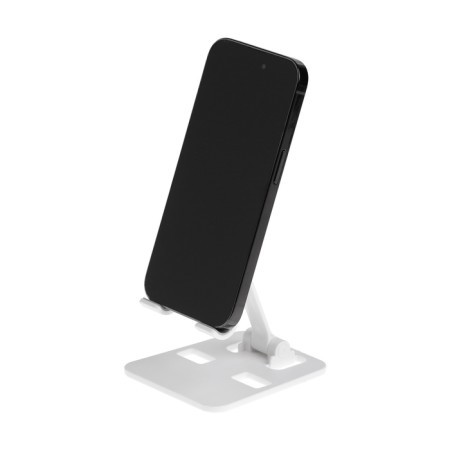 Luazon phone stand, folding, adjustable, rubber inserts, white-4
