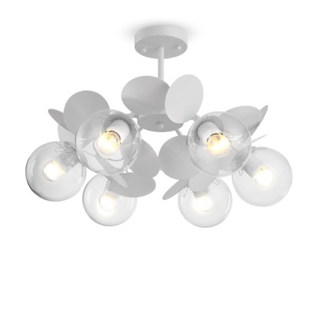 Freya Fr5165PL-06W Satellite, 550x550x480 mm, E27, 6x60W, white color, white