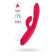 Vibrator with vacuum-wave stimulation Jos Enila, silicone, pink color, 23 cm