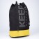 Backpack School Youth Torba, department on the screed with a lace, black/yellow color