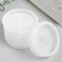 Mold Silicon "Casket Round Disorder" with a lid of 9.8x9.8x9.4 cm