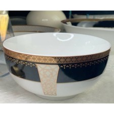 Set of salad bowls Lenardi Black Baccara, D = 14 cm, 6 pcs