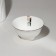 Porcelain bowl “Golden line”, 300 ml, white color