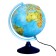 Physico-political globe "Globen", interactive, diameter 250 mm, relief, with backlight, with glasses