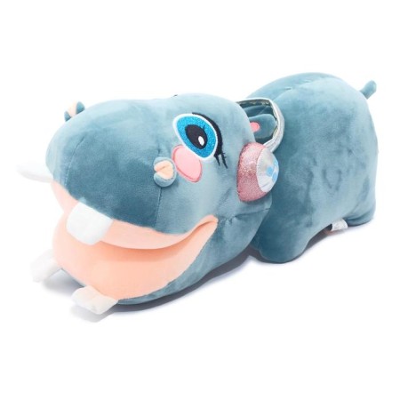 Soft toy Hippo Joe with a secretary, 35/16cm,