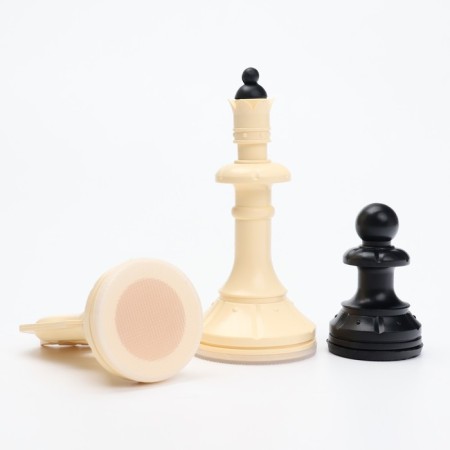 Board game 3B1: chess, checkers, backgammon 40x40 cm, king h = 10 cm-5