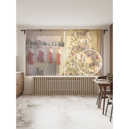 Photo "New Year's atmosphere", size 145x180 cm, 2 pcs