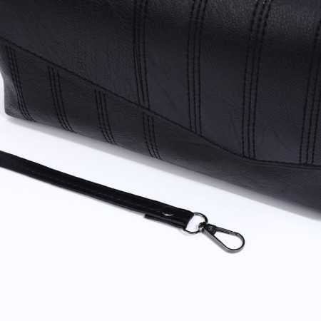 Bag-clate on magnet, long belt, black color-5