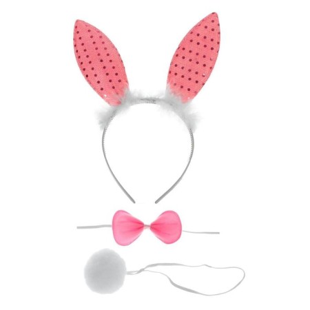 Carnival set "Bunny", ears, tail, butterfly