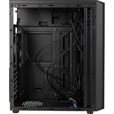 The ACCORD ACC-CL297B case is black without BP ATX 4x120mm 2xusb2.0 1xusb3.0 audio-8