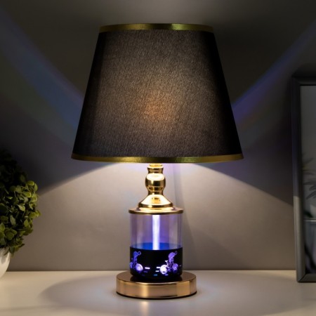 Ariadne's table lamp E27 40W black and gold 25x25x39 cm Risalux-2