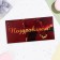 Money envelope "Congratulations!" Burgundy background, 16x8 cm