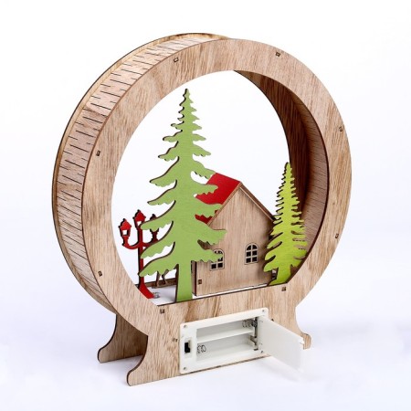 Decor with backlight "New Year's fairy tale" 22.5 × 21 × 5 cm-6