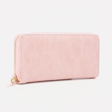 Women's wallet with lightning, pink color