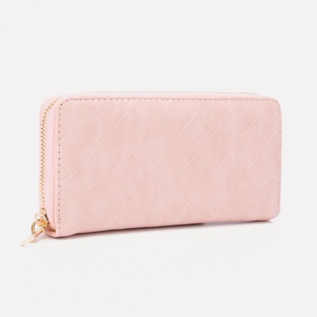 Women's wallet with lightning, pink color